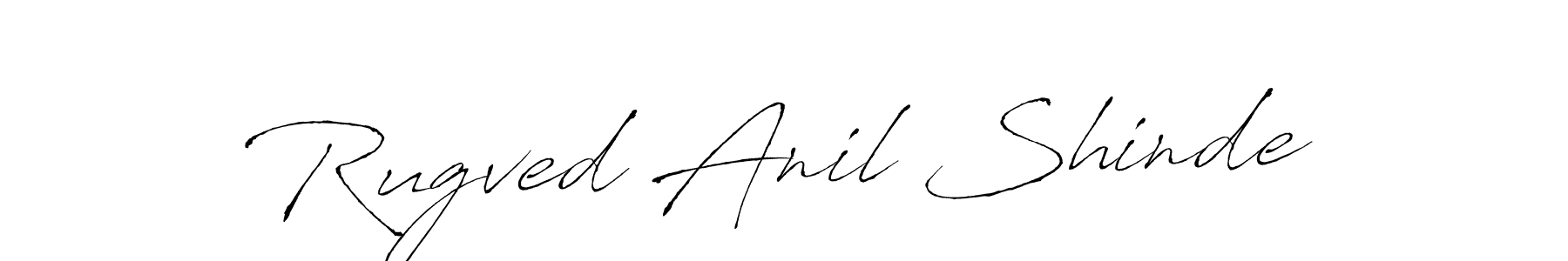 Antro_Vectra is a professional signature style that is perfect for those who want to add a touch of class to their signature. It is also a great choice for those who want to make their signature more unique. Get Rugved Anil Shinde name to fancy signature for free. Rugved Anil Shinde signature style 6 images and pictures png