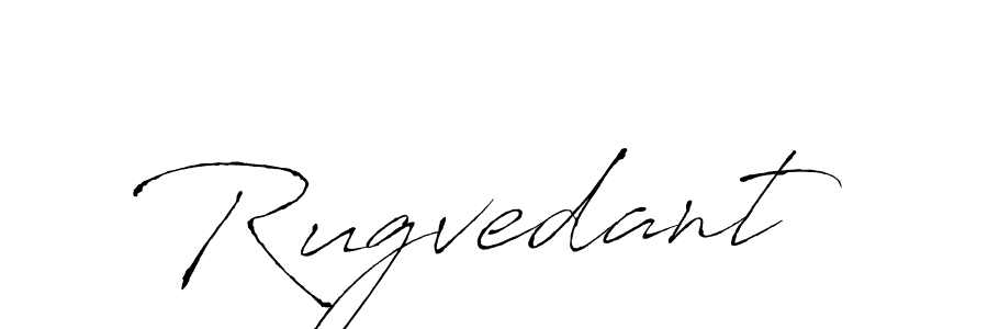 The best way (Antro_Vectra) to make a short signature is to pick only two or three words in your name. The name Rugvedant include a total of six letters. For converting this name. Rugvedant signature style 6 images and pictures png