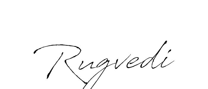 Design your own signature with our free online signature maker. With this signature software, you can create a handwritten (Antro_Vectra) signature for name Rugvedi. Rugvedi signature style 6 images and pictures png
