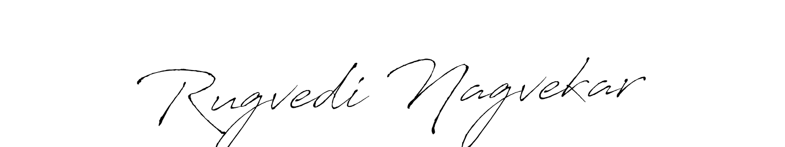 How to make Rugvedi Nagvekar signature? Antro_Vectra is a professional autograph style. Create handwritten signature for Rugvedi Nagvekar name. Rugvedi Nagvekar signature style 6 images and pictures png