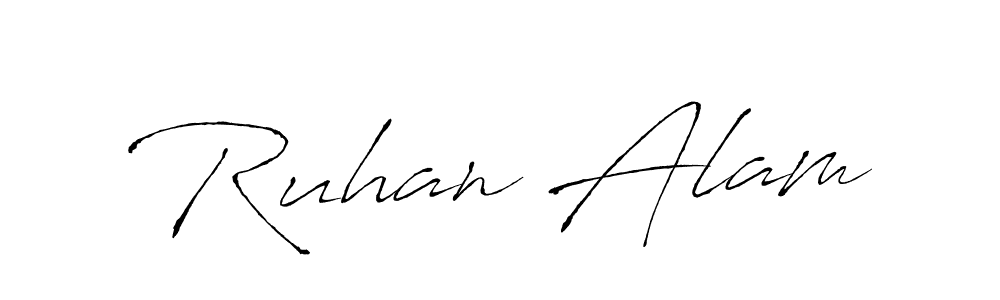 if you are searching for the best signature style for your name Ruhan Alam. so please give up your signature search. here we have designed multiple signature styles  using Antro_Vectra. Ruhan Alam signature style 6 images and pictures png