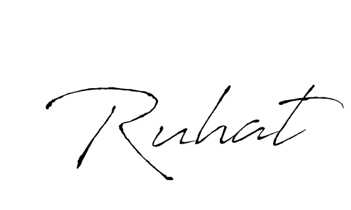 Ruhat stylish signature style. Best Handwritten Sign (Antro_Vectra) for my name. Handwritten Signature Collection Ideas for my name Ruhat. Ruhat signature style 6 images and pictures png