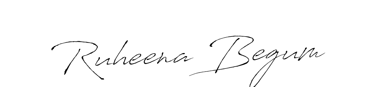 Make a beautiful signature design for name Ruheena Begum. Use this online signature maker to create a handwritten signature for free. Ruheena Begum signature style 6 images and pictures png