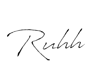 You should practise on your own different ways (Antro_Vectra) to write your name (Ruhh) in signature. don't let someone else do it for you. Ruhh signature style 6 images and pictures png