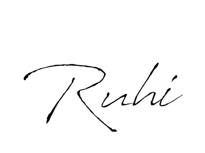 Use a signature maker to create a handwritten signature online. With this signature software, you can design (Antro_Vectra) your own signature for name Ruhi. Ruhi signature style 6 images and pictures png