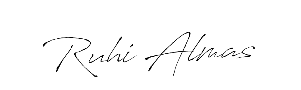 Similarly Antro_Vectra is the best handwritten signature design. Signature creator online .You can use it as an online autograph creator for name Ruhi Almas. Ruhi Almas signature style 6 images and pictures png