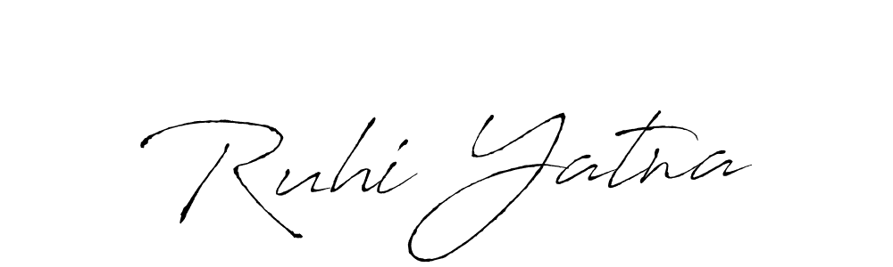 Similarly Antro_Vectra is the best handwritten signature design. Signature creator online .You can use it as an online autograph creator for name Ruhi Yatna. Ruhi Yatna signature style 6 images and pictures png