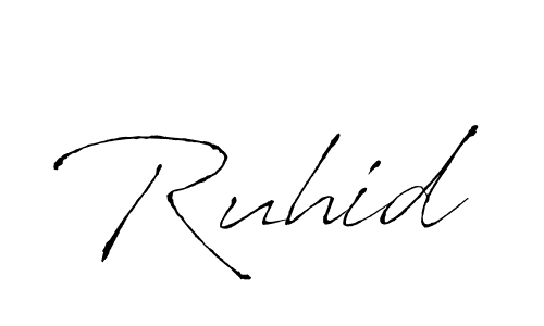 Also You can easily find your signature by using the search form. We will create Ruhid name handwritten signature images for you free of cost using Antro_Vectra sign style. Ruhid signature style 6 images and pictures png