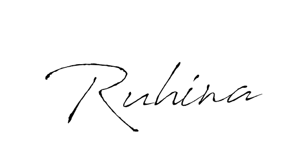 Best and Professional Signature Style for Ruhina. Antro_Vectra Best Signature Style Collection. Ruhina signature style 6 images and pictures png