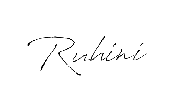 Use a signature maker to create a handwritten signature online. With this signature software, you can design (Antro_Vectra) your own signature for name Ruhini. Ruhini signature style 6 images and pictures png
