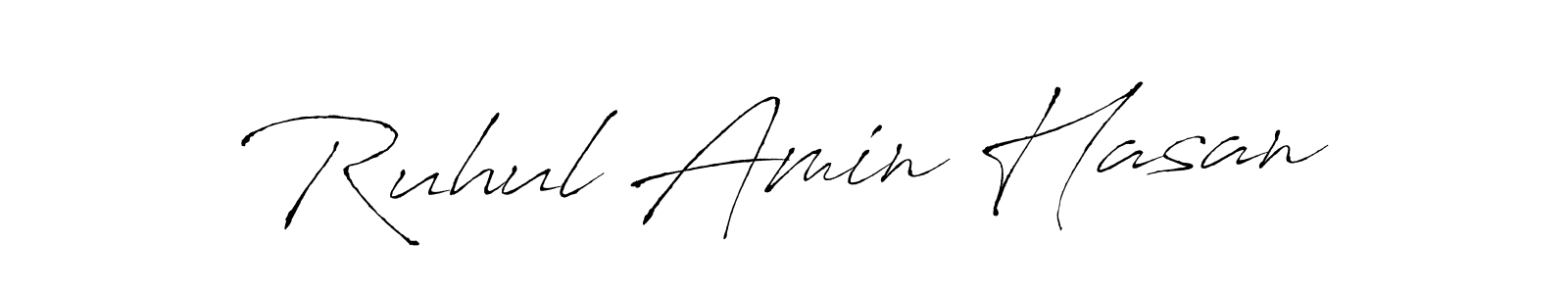 You can use this online signature creator to create a handwritten signature for the name Ruhul Amin Hasan. This is the best online autograph maker. Ruhul Amin Hasan signature style 6 images and pictures png
