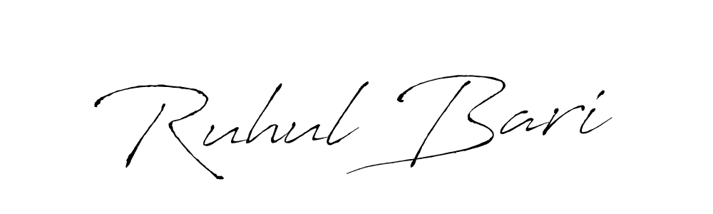 Create a beautiful signature design for name Ruhul Bari. With this signature (Antro_Vectra) fonts, you can make a handwritten signature for free. Ruhul Bari signature style 6 images and pictures png
