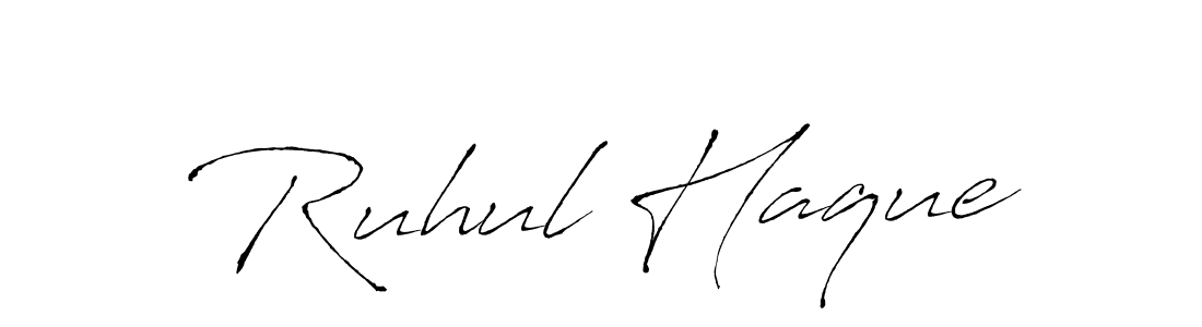 You can use this online signature creator to create a handwritten signature for the name Ruhul Haque. This is the best online autograph maker. Ruhul Haque signature style 6 images and pictures png