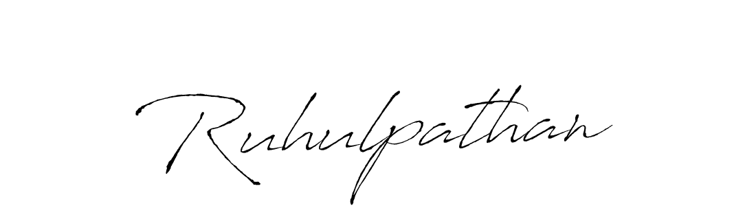 Also You can easily find your signature by using the search form. We will create Ruhulpathan name handwritten signature images for you free of cost using Antro_Vectra sign style. Ruhulpathan signature style 6 images and pictures png