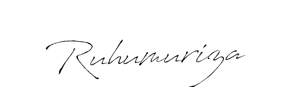 How to make Ruhumuriza signature? Antro_Vectra is a professional autograph style. Create handwritten signature for Ruhumuriza name. Ruhumuriza signature style 6 images and pictures png