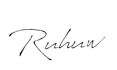 How to Draw Ruhuw signature style? Antro_Vectra is a latest design signature styles for name Ruhuw. Ruhuw signature style 6 images and pictures png