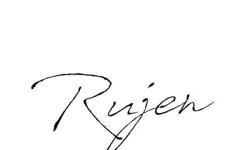 This is the best signature style for the Rujen name. Also you like these signature font (Antro_Vectra). Mix name signature. Rujen signature style 6 images and pictures png