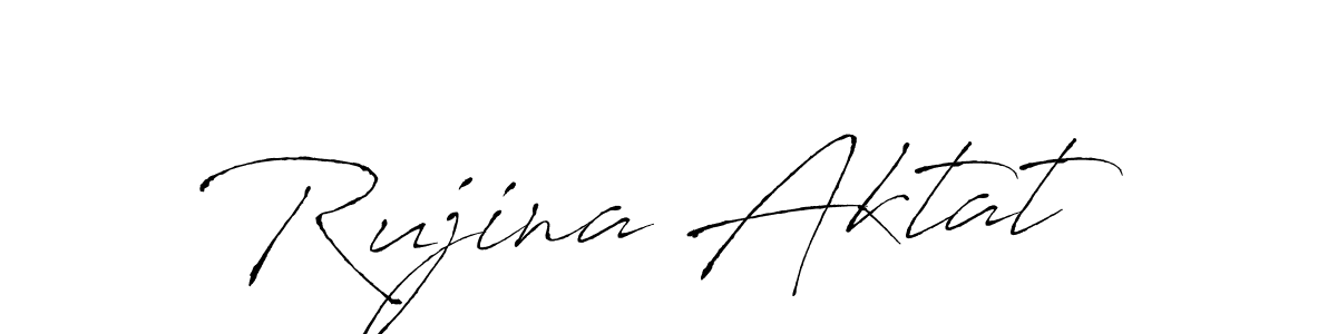 if you are searching for the best signature style for your name Rujina Aktat. so please give up your signature search. here we have designed multiple signature styles  using Antro_Vectra. Rujina Aktat signature style 6 images and pictures png