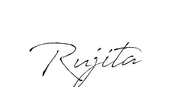 Create a beautiful signature design for name Rujita. With this signature (Antro_Vectra) fonts, you can make a handwritten signature for free. Rujita signature style 6 images and pictures png