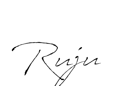 Ruju stylish signature style. Best Handwritten Sign (Antro_Vectra) for my name. Handwritten Signature Collection Ideas for my name Ruju. Ruju signature style 6 images and pictures png