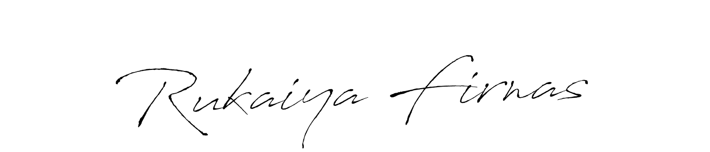 Also we have Rukaiya Firnas name is the best signature style. Create professional handwritten signature collection using Antro_Vectra autograph style. Rukaiya Firnas signature style 6 images and pictures png
