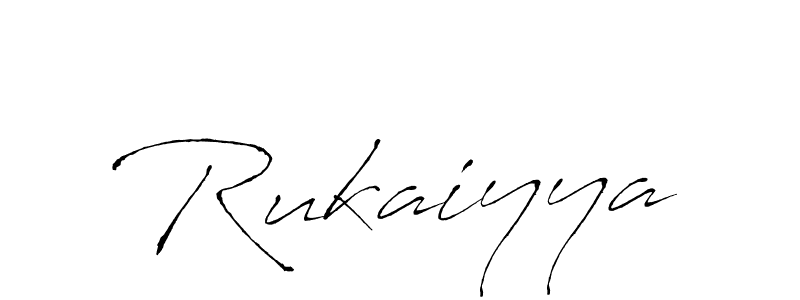 Also we have Rukaiyya name is the best signature style. Create professional handwritten signature collection using Antro_Vectra autograph style. Rukaiyya signature style 6 images and pictures png