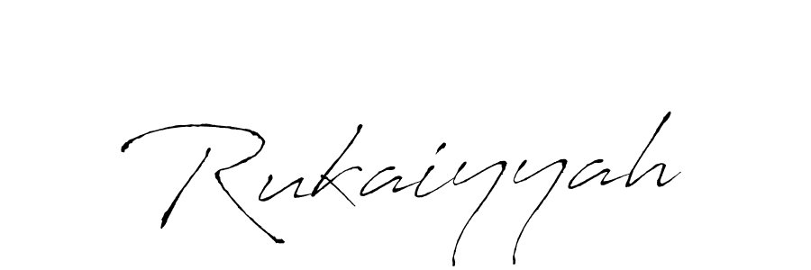 How to make Rukaiyyah signature? Antro_Vectra is a professional autograph style. Create handwritten signature for Rukaiyyah name. Rukaiyyah signature style 6 images and pictures png