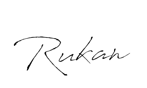 Create a beautiful signature design for name Rukan. With this signature (Antro_Vectra) fonts, you can make a handwritten signature for free. Rukan signature style 6 images and pictures png