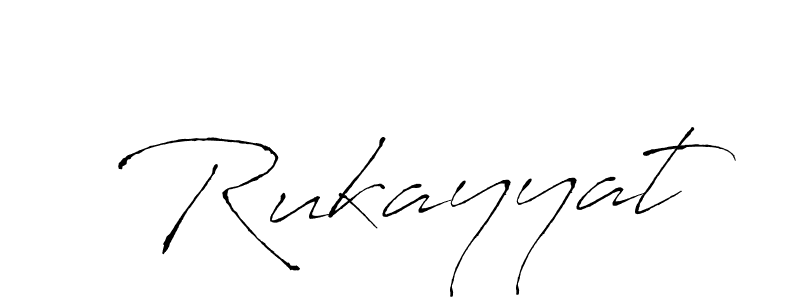 Make a beautiful signature design for name Rukayyat. With this signature (Antro_Vectra) style, you can create a handwritten signature for free. Rukayyat signature style 6 images and pictures png