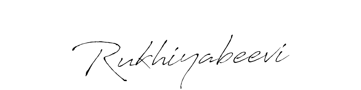 The best way (Antro_Vectra) to make a short signature is to pick only two or three words in your name. The name Rukhiyabeevi include a total of six letters. For converting this name. Rukhiyabeevi signature style 6 images and pictures png