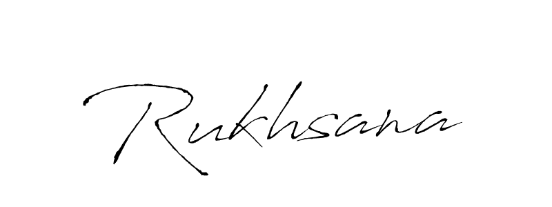 Use a signature maker to create a handwritten signature online. With this signature software, you can design (Antro_Vectra) your own signature for name Rukhsana. Rukhsana signature style 6 images and pictures png