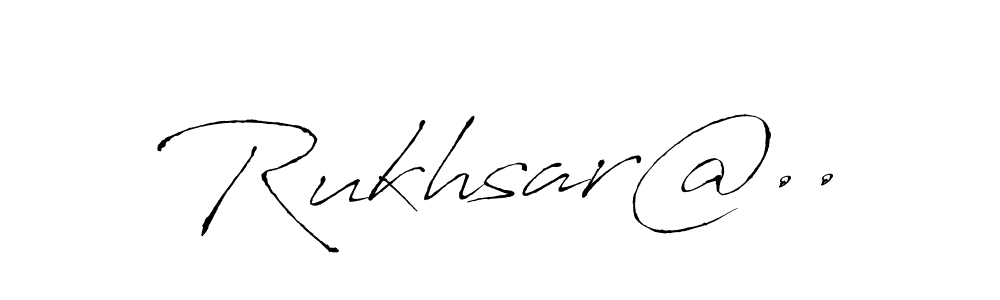 Also we have Rukhsar@.. name is the best signature style. Create professional handwritten signature collection using Antro_Vectra autograph style. Rukhsar@.. signature style 6 images and pictures png