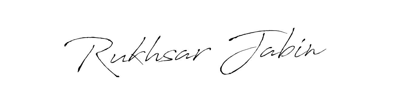 Similarly Antro_Vectra is the best handwritten signature design. Signature creator online .You can use it as an online autograph creator for name Rukhsar Jabin. Rukhsar Jabin signature style 6 images and pictures png