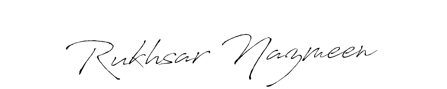 It looks lik you need a new signature style for name Rukhsar Nazmeen. Design unique handwritten (Antro_Vectra) signature with our free signature maker in just a few clicks. Rukhsar Nazmeen signature style 6 images and pictures png