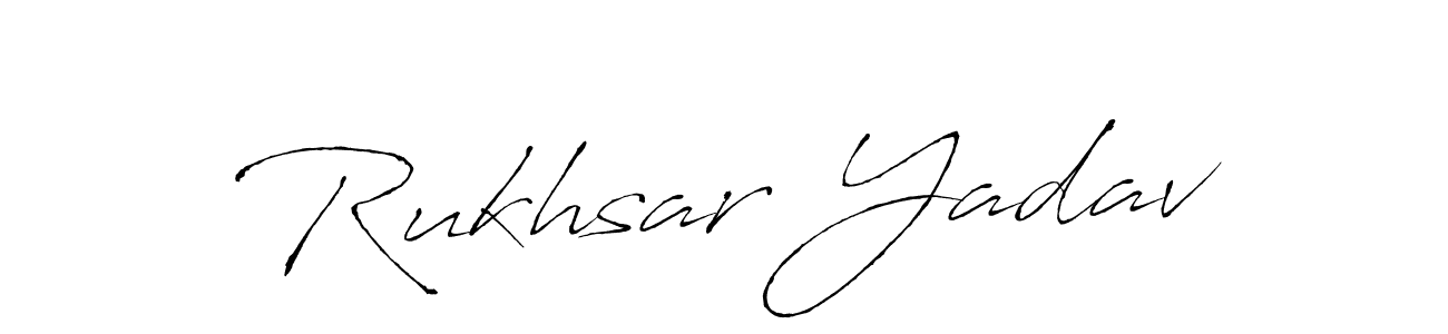 Use a signature maker to create a handwritten signature online. With this signature software, you can design (Antro_Vectra) your own signature for name Rukhsar Yadav. Rukhsar Yadav signature style 6 images and pictures png