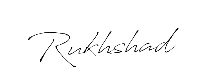 Use a signature maker to create a handwritten signature online. With this signature software, you can design (Antro_Vectra) your own signature for name Rukhshad. Rukhshad signature style 6 images and pictures png
