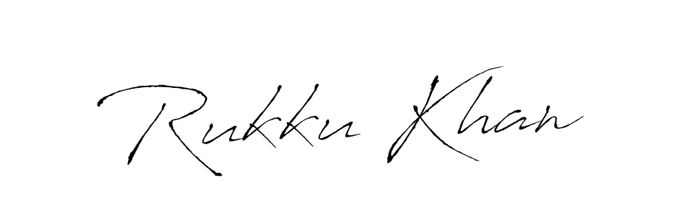 Rukku Khan stylish signature style. Best Handwritten Sign (Antro_Vectra) for my name. Handwritten Signature Collection Ideas for my name Rukku Khan. Rukku Khan signature style 6 images and pictures png