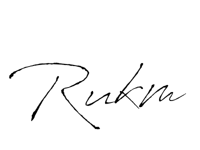 if you are searching for the best signature style for your name Rukm. so please give up your signature search. here we have designed multiple signature styles  using Antro_Vectra. Rukm signature style 6 images and pictures png