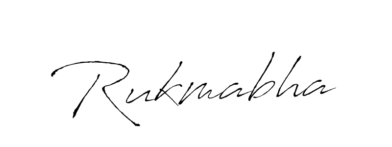 Make a beautiful signature design for name Rukmabha. With this signature (Antro_Vectra) style, you can create a handwritten signature for free. Rukmabha signature style 6 images and pictures png