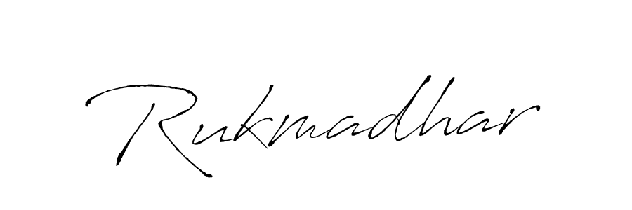 Make a beautiful signature design for name Rukmadhar. With this signature (Antro_Vectra) style, you can create a handwritten signature for free. Rukmadhar signature style 6 images and pictures png