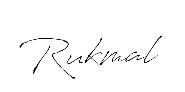 Create a beautiful signature design for name Rukmal. With this signature (Antro_Vectra) fonts, you can make a handwritten signature for free. Rukmal signature style 6 images and pictures png