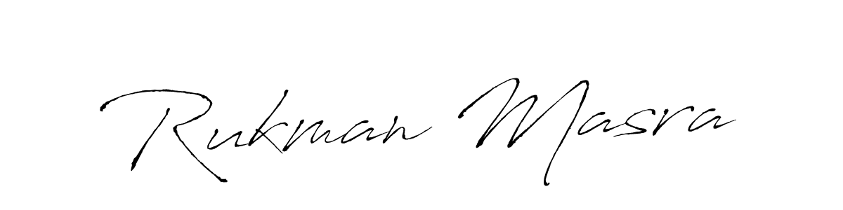 You should practise on your own different ways (Antro_Vectra) to write your name (Rukman Masra) in signature. don't let someone else do it for you. Rukman Masra signature style 6 images and pictures png