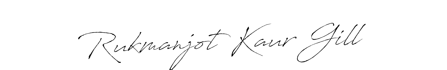 Use a signature maker to create a handwritten signature online. With this signature software, you can design (Antro_Vectra) your own signature for name Rukmanjot Kaur Gill. Rukmanjot Kaur Gill signature style 6 images and pictures png