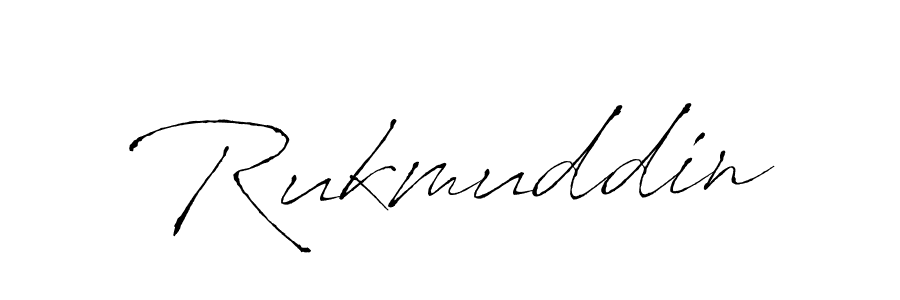How to make Rukmuddin signature? Antro_Vectra is a professional autograph style. Create handwritten signature for Rukmuddin name. Rukmuddin signature style 6 images and pictures png