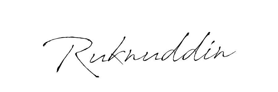 You should practise on your own different ways (Antro_Vectra) to write your name (Ruknuddin) in signature. don't let someone else do it for you. Ruknuddin signature style 6 images and pictures png