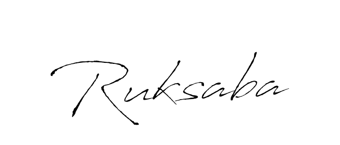 Also we have Ruksaba name is the best signature style. Create professional handwritten signature collection using Antro_Vectra autograph style. Ruksaba signature style 6 images and pictures png