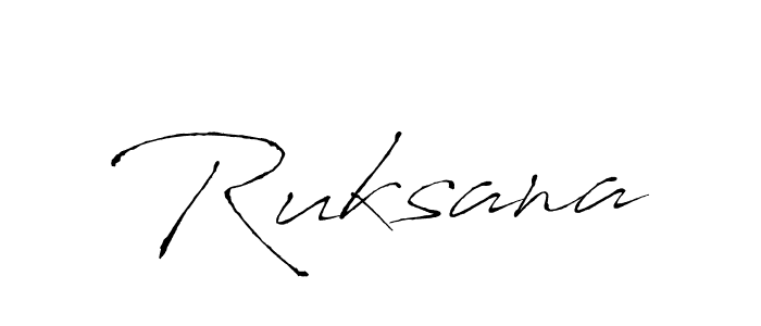 How to make Ruksana signature? Antro_Vectra is a professional autograph style. Create handwritten signature for Ruksana name. Ruksana signature style 6 images and pictures png