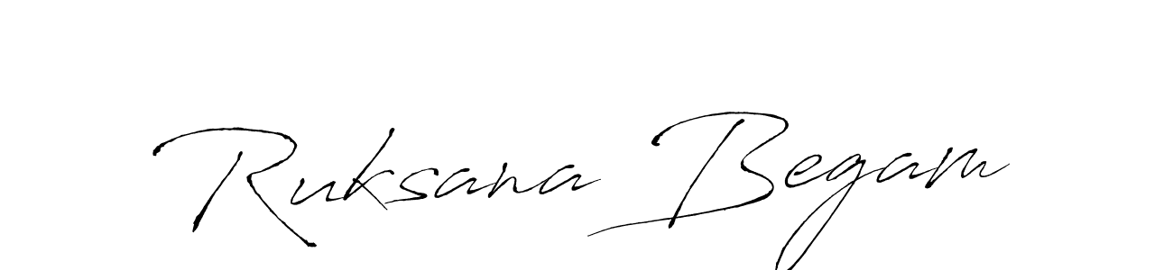 Use a signature maker to create a handwritten signature online. With this signature software, you can design (Antro_Vectra) your own signature for name Ruksana Begam. Ruksana Begam signature style 6 images and pictures png