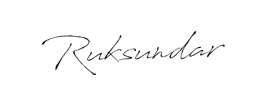 Antro_Vectra is a professional signature style that is perfect for those who want to add a touch of class to their signature. It is also a great choice for those who want to make their signature more unique. Get Ruksundar name to fancy signature for free. Ruksundar signature style 6 images and pictures png