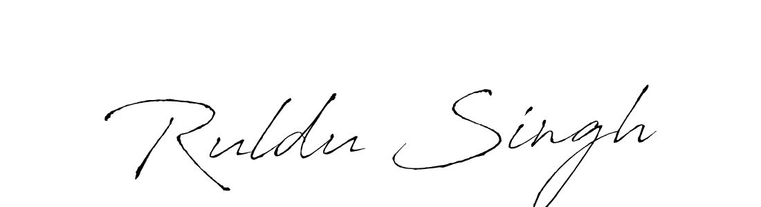 This is the best signature style for the Ruldu Singh name. Also you like these signature font (Antro_Vectra). Mix name signature. Ruldu Singh signature style 6 images and pictures png